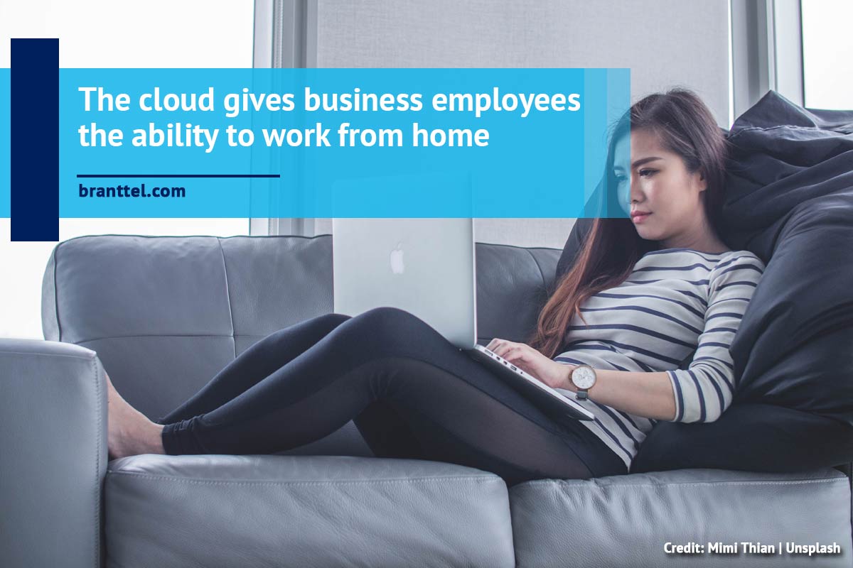 cloud gives business employees the ability to work