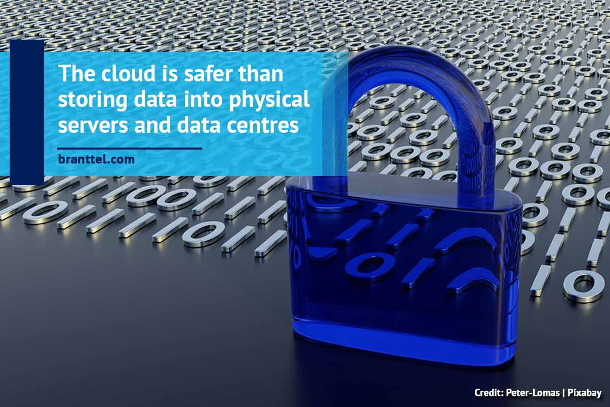 cloud is safer than storing data