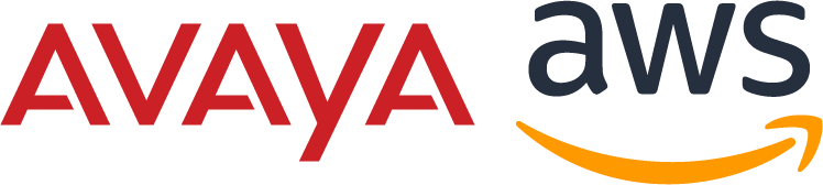 Avaya and AWS logo