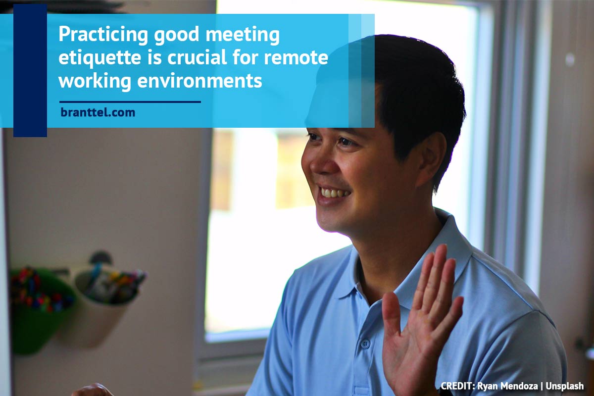 Practicing good meeting etiquette is crucial for remote working